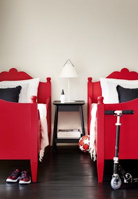 Lit chambre d'enfant avec Cape Red