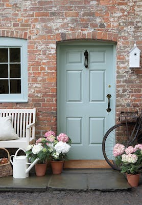 Porte d'entrée avec Celestial Blue