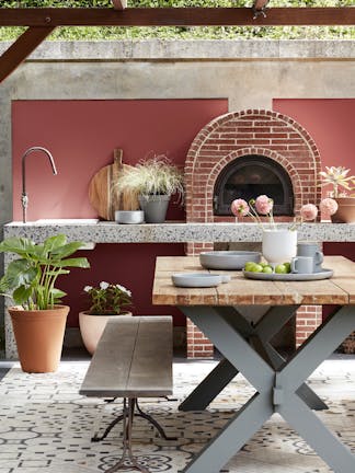 Mur extérieur: Tuscan Red