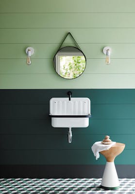 Salle de bain avec Three Farm Green